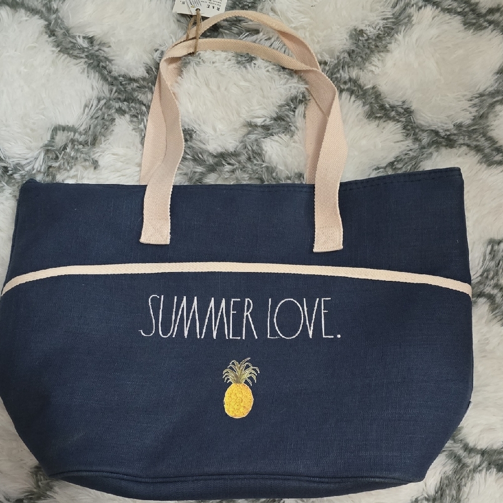 Rae Dunn "Summer Love" Insulated Tote